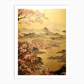 Japanese Landscape 16 Art Print