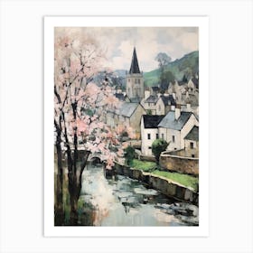 Castle Combe (Wiltshire) Painting 4 Art Print