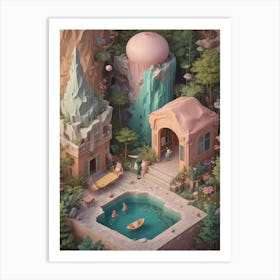 'The Pool' Art Print