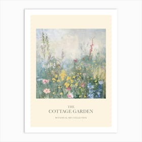 Cottage Garden Poster Enchanted Meadow 1 Art Print