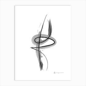 Spiral Strokes 5 Art Print