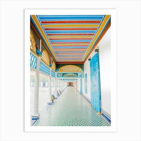 Bahia palace in Marrakech Art Print