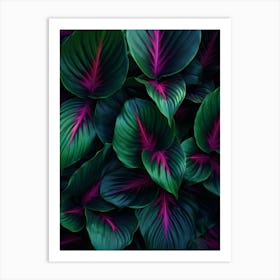 Colourful Leaves 3 Art Print