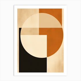 Bauhaus Rhythms; Symphonic Shapes Art Print