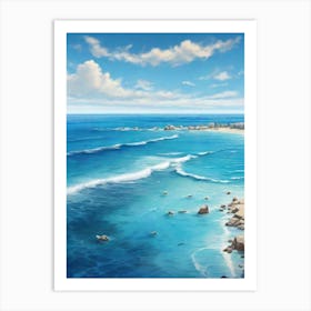 Beach Scene Art Print