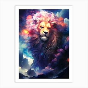 Lion In The Sky 5 Art Print