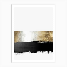 Gold And Black Canvas Print 9 Art Print