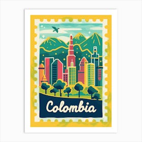 Colombia Art Print