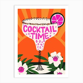 Cocktail Time Art Print