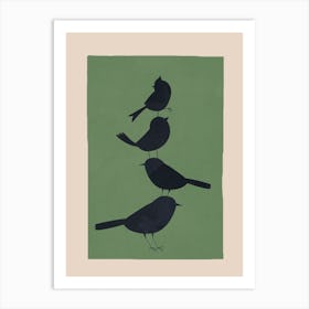 Bird Stack I Art Print