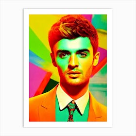 The Wanted 2 Colourful Pop Art Art Print