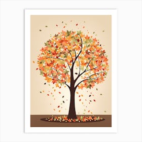 Seasons of Blossom 5 VECTOR ART Art Print