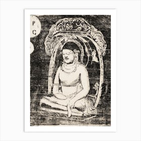 Buddha, From The Suite Of Late Wood Block Prints, Paul Gauguin Art Print