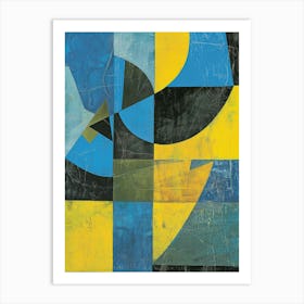 Abstract Painting 1550 Art Print