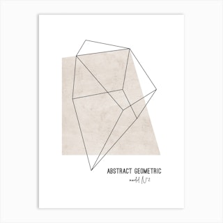 Abstract Geometric 2 Art Print