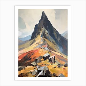 Tryfan Wales 2 Mountain Painting Art Print