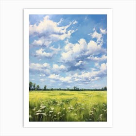 Field Of Daisies 1 Art Print