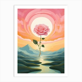 Rose In The Sky Art Print