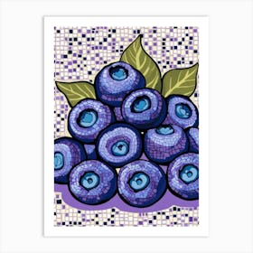 Blueberries Art Print