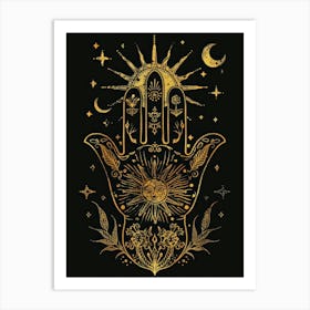 Hamsa 3 Art Print