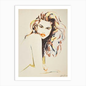 Cindy C - Retro 80s Style Art Print