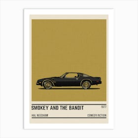 Smokey And The Bandit Car Movie Art Print