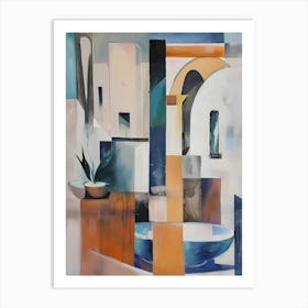 Abstract Painting Colors of Mallorca 2 Art Print