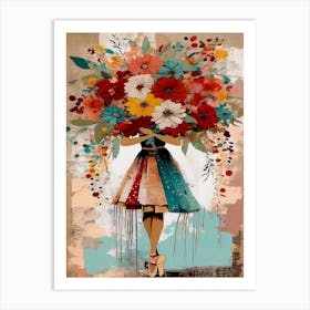 Flower Girl 4 Art Print