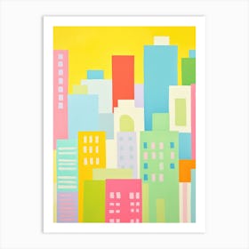 Singapore Colourful View 1 Art Print