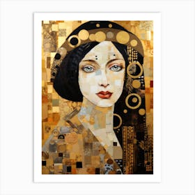 Mosaic Portrait 1 Art Print