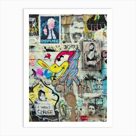 London Street Art Art Print