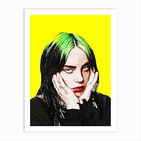 Billie Elish 3 Art Print