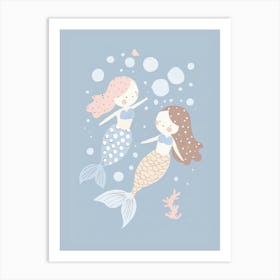 Mermaids Art Print