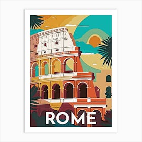 Rome Colosseum Art Print