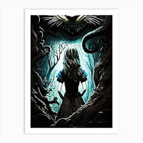 Alice In Wonderland movie 1 Art Print