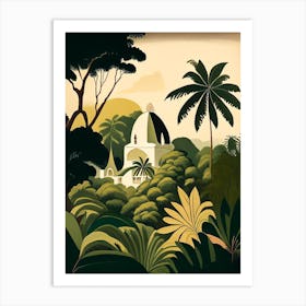 Saint Lucia Rousseau Inspired Tropical Destination Art Print