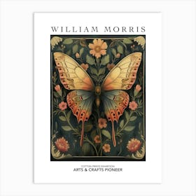 William Morris Print Butterfly Botanical Exhibition Poster Vintage Wall Art Textiles Art Vintage Poster Art Print