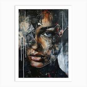 Woman'S Face 3 Art Print