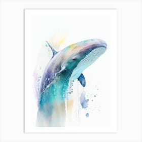 Cuvier S Beaked Whale Storybook Watercolour  (1) Art Print