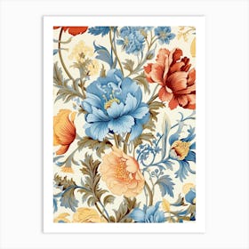 Floral Pattern 105 Art Print