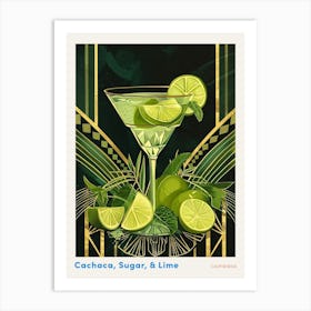 Art Deco Caipirinha 3 Poster Art Print