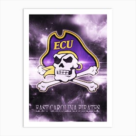 East Carolina Pirates Art Print