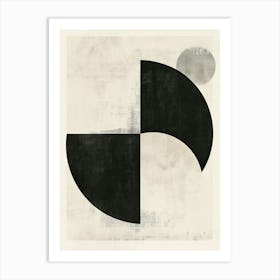 Leknes Stone Park Bauhaus Minimalist Art Print