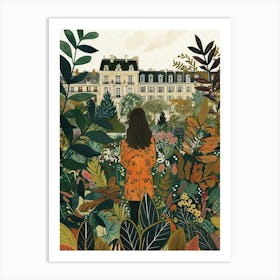 In The Garden Tuileries Garden France 2 Art Print