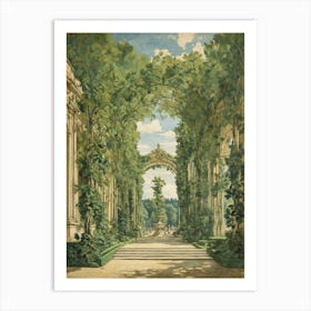 Garden Archway Art Print