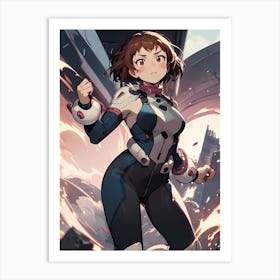 My Hero Academia Ochaco Uraraka (25) 1 Art Print