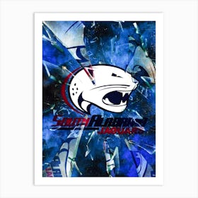 South Alabama Jaguars 1 Art Print