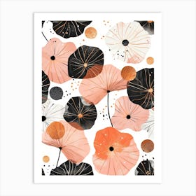 Lotus Flower Pattern 2 Art Print