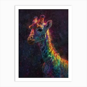 Giraffe Canvas Print 5 Art Print