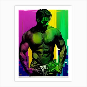 Hulk man 2 Art Print